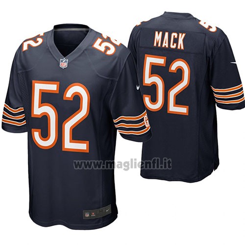 Maglia NFL Game Chicago Bears Khalil Mack Navy
